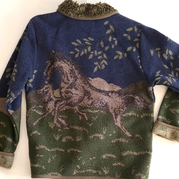 Vintage Horse Sweater Jacket - Picture 2 of 4